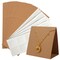 50 Pieces Standing Jewelry Cards with Necklace Pouch, Earring Holder Cards Earring Cards for Selling Necklace Earring Packaging for Small Business Jewelry Packaging Supplies